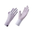 thumbnail image 2 of Guantes de protección solar para mujer, pantalla táctil, verano, antideslizantes, finos, bloqueador solar. Violeta, 2 of 9