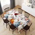 thumbnail image 6 of Pumpkins Fall Table Cloth Waterproof Tablecloths, Thanksgiving Eucalyptus Leaves Farmhouse Tablecloth Dining Table Cover for Kitchen Party Tabletop Outdoor, Rectangle Tablecloth 54x108 Inch, 6 of 9