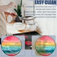 thumbnail image 3 of Gas Stove Burner Cover,Electric Stove Top Protector,Easy to Clean,Vivid Watercolor Stripes with Blended Colors, 3 of 7
