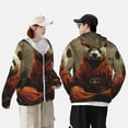 thumbnail image 3 of KLL Jungle Meditating Panda Print Men's Women’s UPF 50+ Sun Protection Outdoor Hoodie Jacket Long Sleeve Fishing Hiking Performance Shirt-XX-Large, 3 of 6