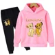 thumbnail image 5 of Ropa de primavera para niñas y niños, conjunto de 2 piezas con capucha y pantalones largos de dibujos animados de León Simba, disfraz para niñas de 2 a 14 años, 5 of 5