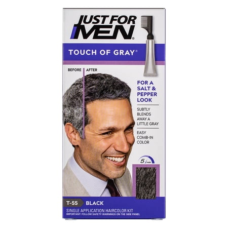 Just For Men Touch of Gray Hair Color, Black T-55