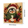 thumbnail image 2 of DIY Christmas Pearl Diamond Painting Art Kit , Christmas Pearl Beads Art Craft for Adults Beginner, Gemstone Diamond Dots Beads for Home Wall Decor, Healing Stress-Relieving, 2 of 4