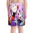 thumbnail image 3 of The Cuphead Show Boys Swim Trunks Compression Liner Swim Shorts Beach Quick Dry Bathing Suit With Boxer Brief Swimwear, 3 of 7