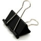 thumbnail image 1 of Clips grandes para carpetas de 1,6 pulgadas (paquete de 24), pinzas para papel grandes para suministros de oficina, ancho de 1,6 pulgadas/41 mm, capacidad de 0,7 pulgadas/18 mm, color negro, 1 of 6