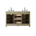 thumbnail image 7 of Elegant Lighting VF29554DHO Alina 54" Free Standing Double Basin Vanity Set - Hazel Oak, 7 of 7