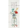 thumbnail image 3 of Penner, Janelle 12x24 Black Modern Framed Museum Art Print Titled - Blooming Thoughts X, 3 of 5
