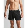 thumbnail image 2 of Bolter Men's 5-Pack Cotton Stretch Boxers Shorts (Medium, Black), 2 of 5