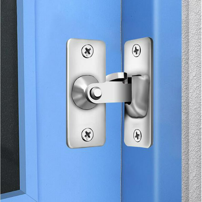 90 Degree Right Angle Door Lock Bolt Lock Cam Lock Door and Window Sliding Lock Lever Bolt Storage Sliding Door Lock Pocket Special Door Lock, Size