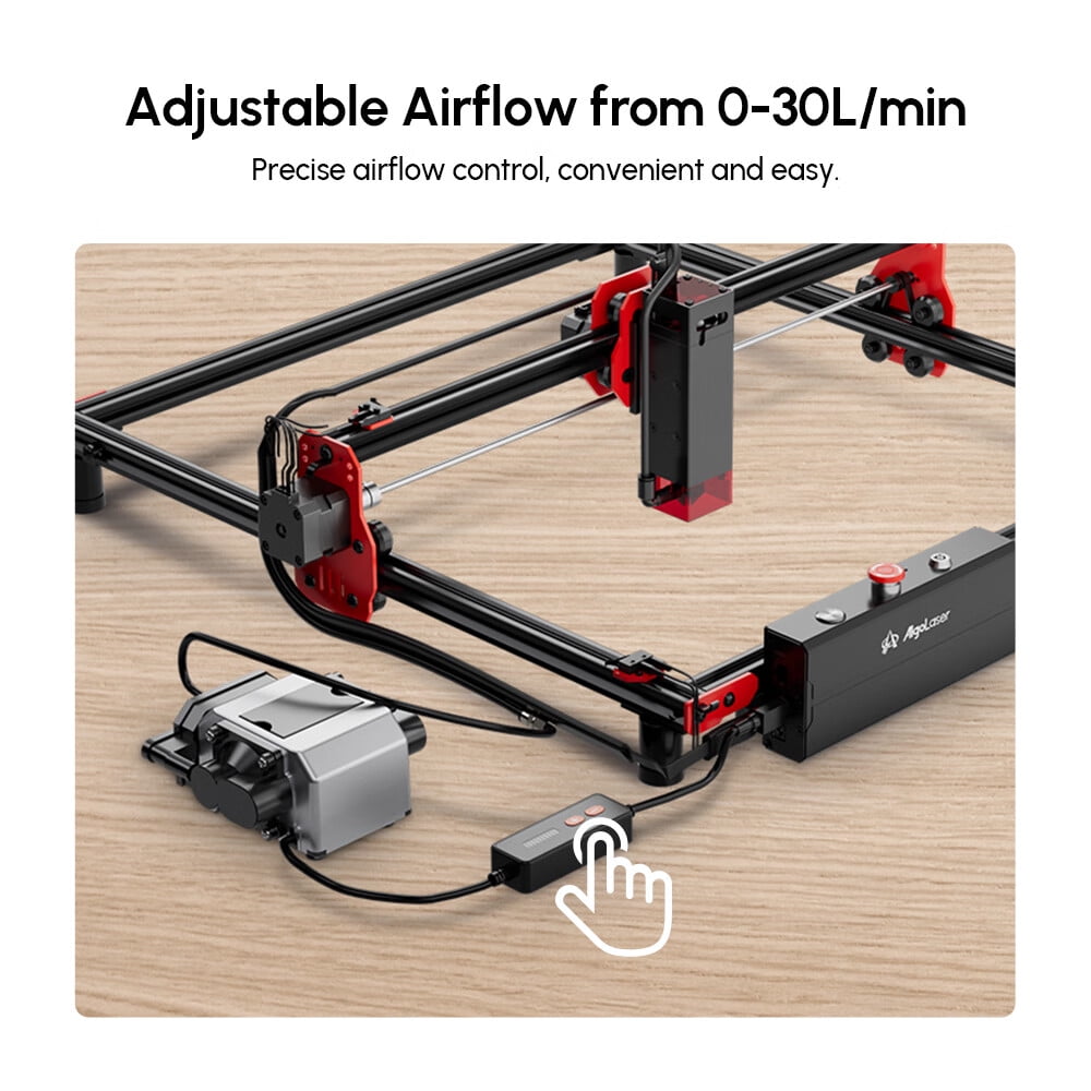 Algo DIY KIT 10W Engraver All-in-One Kit with Rotary & Honeycomb for Engraving Cutting Machine, Lightburn Camera, Air Assist, Extension Kit, Engraver for Wood and Metal