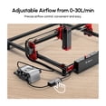 thumbnail image 3 of Algo DIY KIT 10W Engraver with Expansion Kit and Rotary, Support WIFI APP Control and Emergency Stop, 400x850mm Engraving Area Engraving Machine for DIY Wood and Metal, 3 of 10