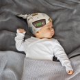thumbnail image 4 of Zufioo Retro Vintage Tape Baby Beanie Hats Soft Knotted Caps for Infant Baby Girls Boys Caps 0-6 Months, 4 of 5