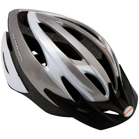 Schwinn Lighted Thrasher Adult Bike Helmet (Best Bike Helmet For Women's Hair)