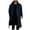 Navy, variant on Men's Notched Collar Trench Coat Double Breasted Long Winter Coats Windbreaker Over the Knee Woolen Coat Jacket Navy