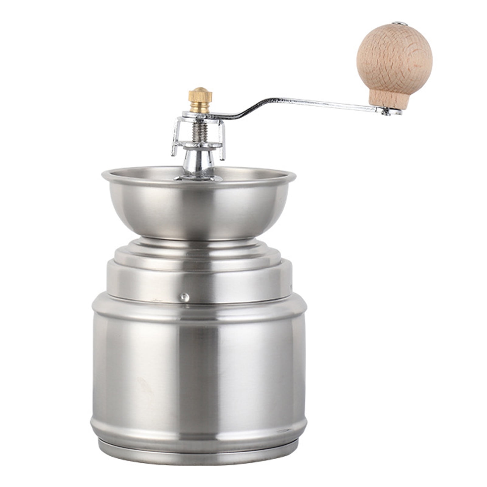 Details about   Portable Manual Coffee Grinder Stainless Steel w/ Ceramic Burr Bean Mill 