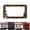 Christmas-C, variant on 2 Pcs Christmas License Plate Frame, Christmas Decoration License Plate Frame Holder, Holiday Metal Car Plate Frame Aluminum License Plate Frame Fits Standard
