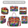 thumbnail image 2 of Colorful Dinosaurs Pop Art Pattern Womens Lunch Box for Work,Insulated Large Lunch Bag for Tween and Teen,Loncheras Para Mujer,Leakproof Adult Lunch Bag for Work,Beach,Travel,Picnic,Camping, 2 of 7