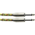 thumbnail image 2 of Stagg Instrument Cable Vintage Tweed Style S-Series 20 ft. Yellow, 2 of 2