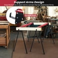thumbnail image 6 of Gymax 2 Pack Folding Saw Horses Work Table w/ Quick Open Legs & 2 x 4 Support Arms, 6 of 9