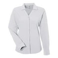 thumbnail image 4 of CORE365 CE510LW Women's Ultra UVP Long Sleeve Marina Shirt-Platinum-XS, 4 of 6