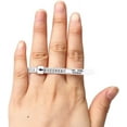 thumbnail image 4 of Finger Measuring Tool - Ring Sizer Gauge (1-17 USA Ring Sizer) for Women, Men & Kids / Measure Your Ring Size @ Home, 4 of 5