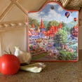 thumbnail image 2 of Alpine Village Scene Decorative Kitchen Trivet, 2 of 4