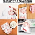 thumbnail image 7 of Coolnut Cute Pig Kitchen Dish Towel Set of 4, Soft Absorbent Drying Dishcloths Dish Towels with Hanging Loop for Kitchen Bathroom Bar Home Decor, 28 x 18 Inch Washcloth Gift, 7 of 7