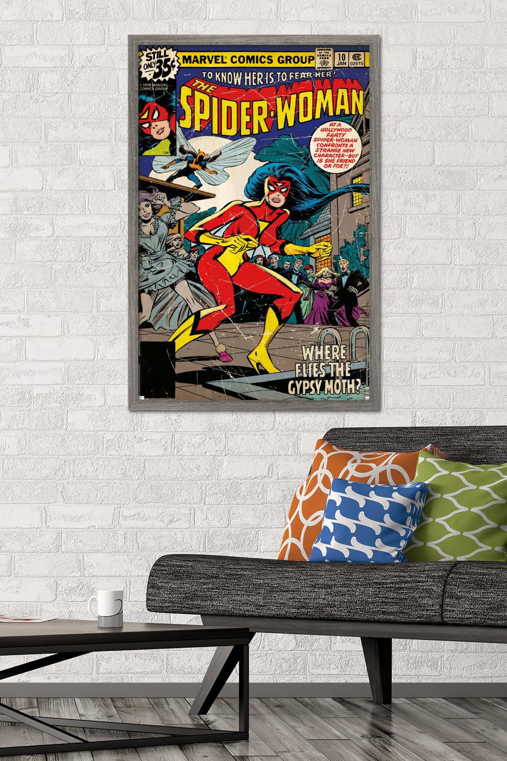 Marvel Comics - Spider-Woman - Spider-Woman #10 Wall Poster, 22.375" x 34", Framed