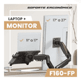 thumbnail image 3 of Base Doble Ergonomica Para Monitor Y Laptop  MaluberoNEGRO, 3 of 5