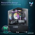 thumbnail image 2 of Funda para PC Okinos Aqua 3 Micro ATX con 3 ventiladores ARGB de 120 mm y 3 pines, 2 of 9