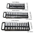 thumbnail image 2 of KFFKFF Compact Socket Storage Tray, Trio Pack of Metric & SAE Socket Arrangement Kit, Sizes 1/4'', 3/8'' and 1/2'' Robust Socket Carrier with Handle & Magnetic Bottom for Toolbox Drawer, 2 of 9