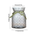 thumbnail image 3 of AuroraX Clear Glass Vase for Flowers Elegant Glass Vase Centerpiece Modern Cylinder Tall Minimalist Clear Vase for Home Decor Gray, 3 of 6
