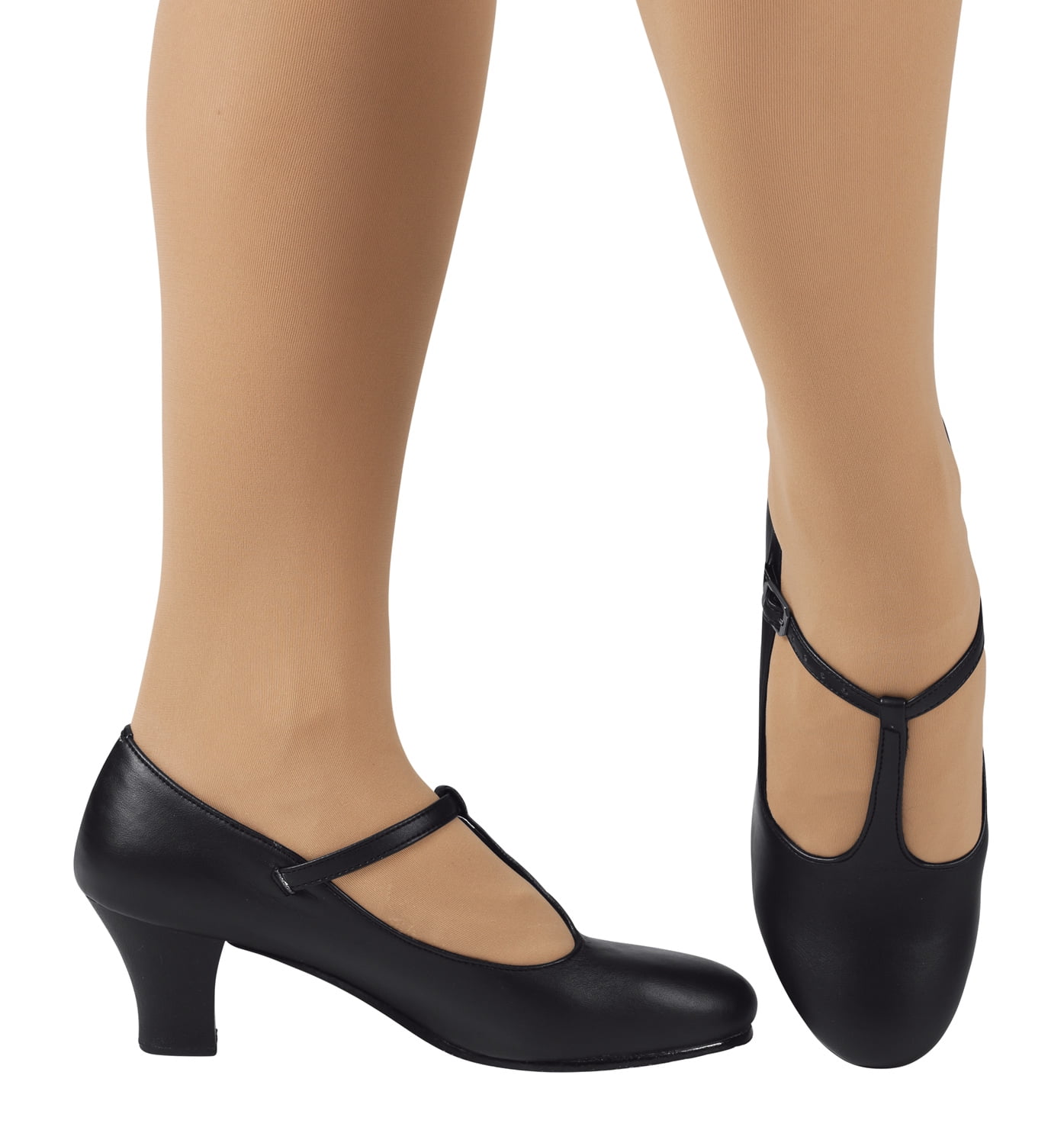 black t strap