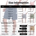 thumbnail image 2 of Nestiefly Mens Cargo Cotton Chino Shorts Elastic Waist Drawstring Casual Work Shorts Summer Lightweight Hiking Outdoor Shorts with Multi Pockets 2026 Dark Blue S, 2 of 4