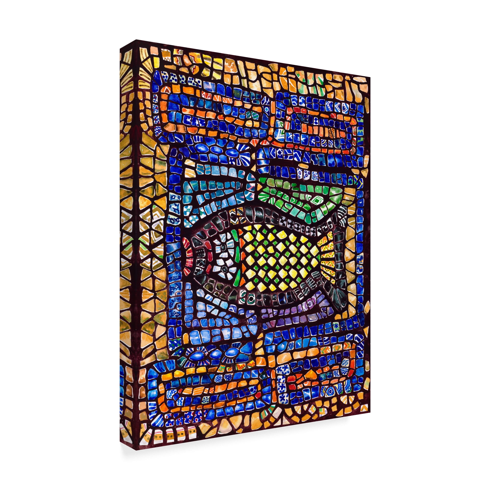 Trademark Fine Art 'Mola 3' Canvas Art by Charlsie Kelly