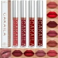 thumbnail image 4 of CAKAILA Nude Liquid Lipstick Set Velvet Matte Lip Gloss Cosmetic Lipstick Sexy Women Red Lipstick Nude Lasting Long Waterpr J3X4, 4 of 5