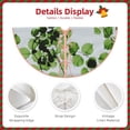 thumbnail image 3 of Rateoe Watercolor Green Leaves Pattern Christmas Tree Skirt with Ties , Christmas Tree Decorations, Farmhouse Christmas Decor Xmas Holiday Decorations-30", 3 of 6