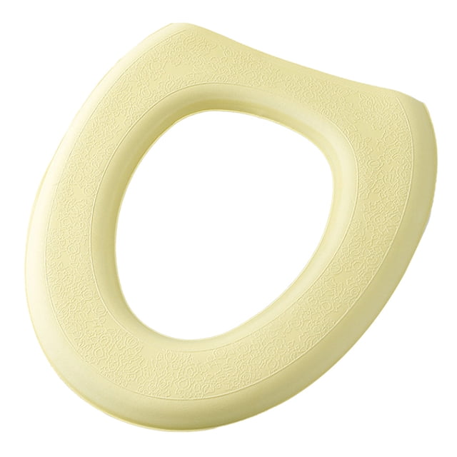Etiqueta engomada de la almohadilla de la cubierta del asiento del inodoro, almohadilla suave del cojín del asiento del inodoro Universal con diseño autoadhesivo para el baño
