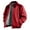 Red, variant on Men's Winter Casual Jacket with Solid Color Design, Front Pockets, Full Zipper Closure, Large Size Fit for Sports and Outdoor Adventures during Cold Weather Holidays and Daily Leisure Wear,Black,L