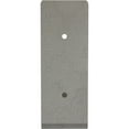 thumbnail image 5 of Ekena Millwork 2"W x 6"D x 5 1/2"H Steel Hanging Shelf Bracket, Hammered Silver, 5 of 10