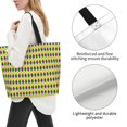 thumbnail image 3 of Disketp Mardi Gras Purple Yellow Plaid Bolsa Tote Estampada para Mujer, Bolso de Hombro y de Mano para Compras y Viajes, 3 of 8