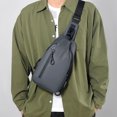 thumbnail image 5 of Men's Large Crossbody Chest Bag, Water-Resistant Sling Pack with USB Port, Anti-Theft Travel Shoulder Bag for Outdoors, Holds 7.9-Inch Tablet, 5 of 9