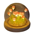 thumbnail image 1 of Luz de noche de bricolaje Materiales de luz de LED Decorativo para el hogar con cúpula Lámpara de dormir Lámpara de mesa Lámpara de noche para 13 flores Salvador Luz de noche, 1 of 10