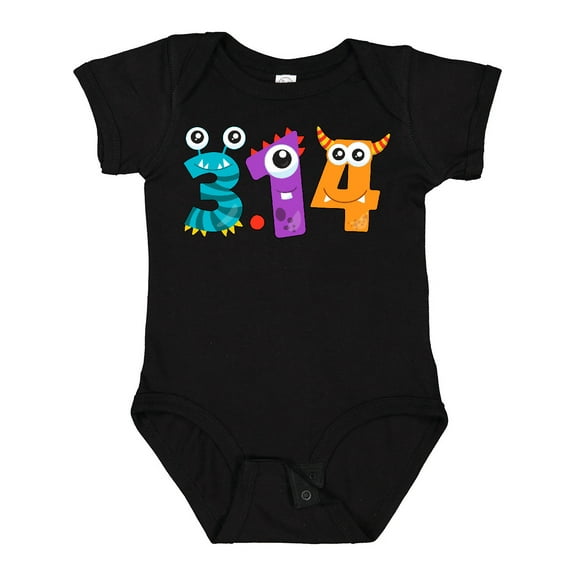 Inktastic Monsters Like Pi Pi Day Numbers Boys or Girls Baby Bodysuit