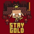 thumbnail image 2 of Mens Minecraft Stay Gold T Shirt, 2 of 5