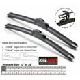 thumbnail image 2 of 18"+17" Combo ALL SEASON U or J Hook BRACKETLESS WINDSHIELD WIPER BLADES, 2 of 8