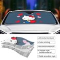 thumbnail image 5 of Windshield Sun Shade Foldable Car Front Window Sunshade For Car Suv Trucks Vans - Best Heat Shield Blocker Visor Cover Blocks Uv Rays And Keeps Your Vehicle Cool-Medium, 5 of 5