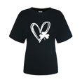 thumbnail image 4 of Pxiakgy Vente Chaude! T-Shirt Trèfle de la Saint-Patrick pour Femmes Chanceux Irlandais Manches Courtes T-Shirt Graphique Trèfle Mode Décontractée Imprimé Amour Col Rond Manches Courtes T-Shirt, 4 of 4