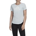thumbnail image 1 of Playera adidas Mujer Azul Bos Gfx Tee W Deportiva Fm3706 azul XS, 1 of 10