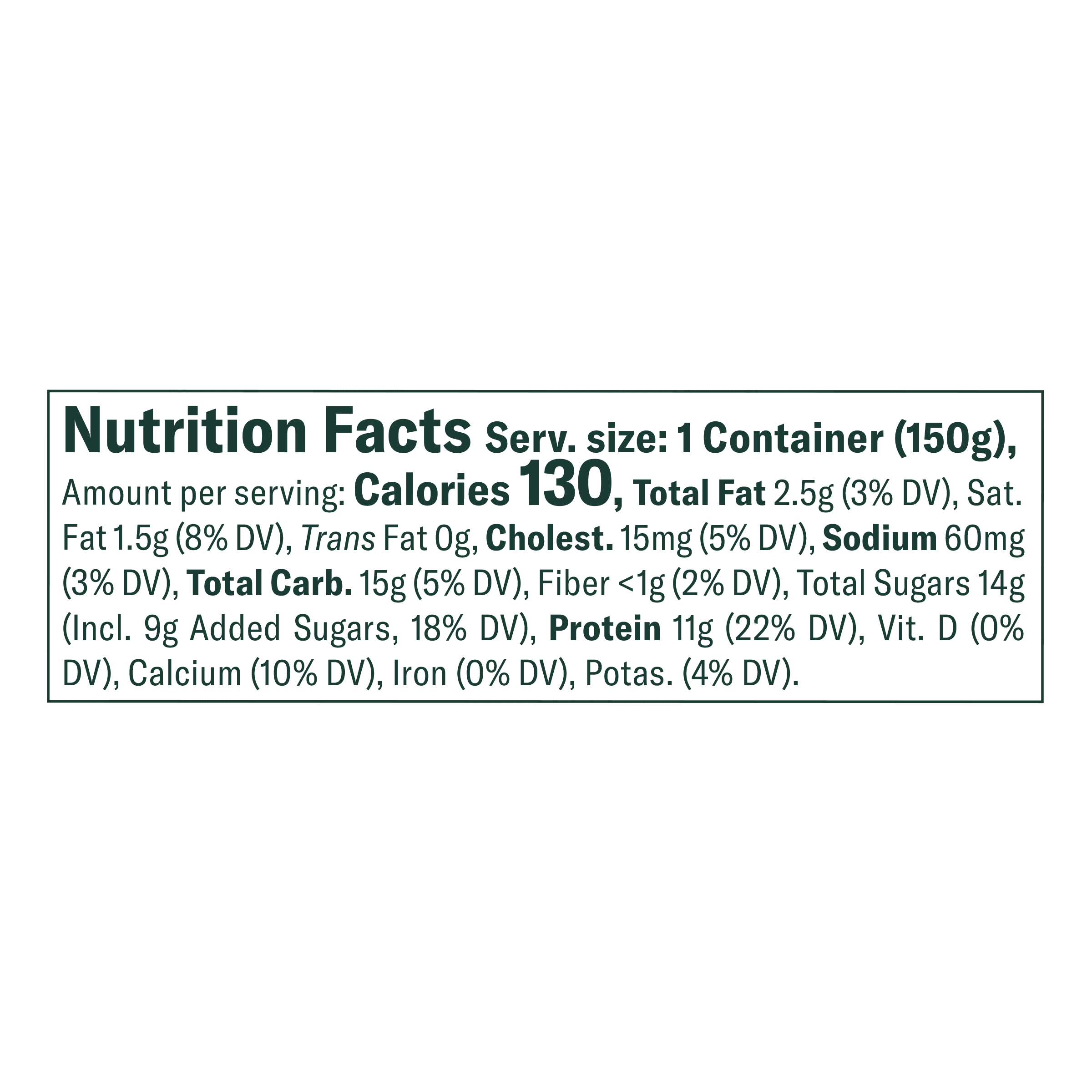 Chobani Low-Fat Greek Yogurt Mango on The Bottom 5.3 oz Cup